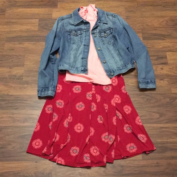 NWT LuLaRoe Madison Pleated Skirt w/Pockets, sz M - Picture 6 of 7